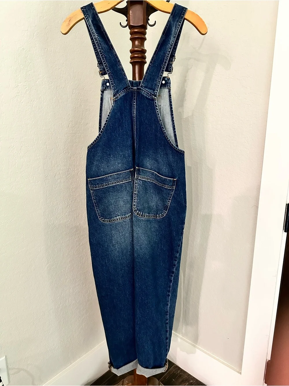 J. Crew Dark Blue Denim Overalls